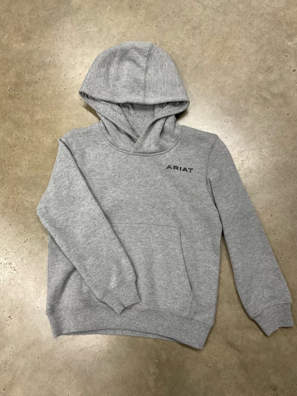 Ariat Grey Heather Hooded Sweatshirt